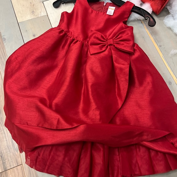 ❤️ Beautiful 😍 Kids/Girls/Youth formal Dress Gymboree Christmas size 6 Dark Red - Picture 2 of 9